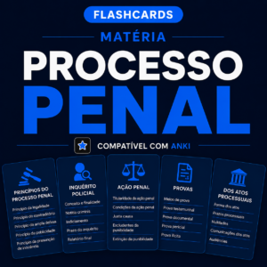 Flashcards - Processo Penal